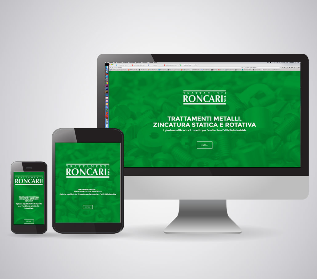 Trattamenti Roncari - sito web